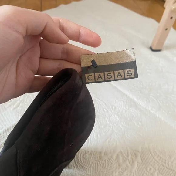 Brown leather Camila’s Barcelona high heels - Picture 4 of 6